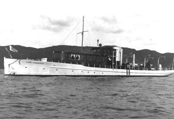 159: The Lady Anderson (at Harbour Breton). (1950) [courtesy of Margaret (Emberley) Carroll]